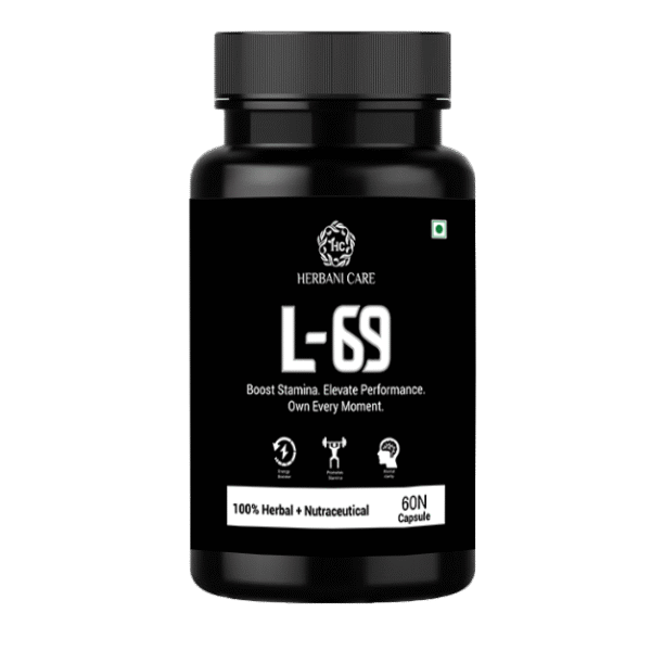 L-69 Capsule – Natural Energy, Strength & Performance Booster 750mg ( Bottle – 60Capsule )
